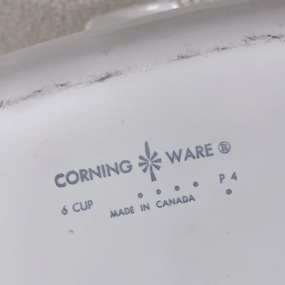 Vintage Corningware Blue  Cornflower 6 Cup P4 Pan Rectangle Casserole Dish - Picture 3 of 16